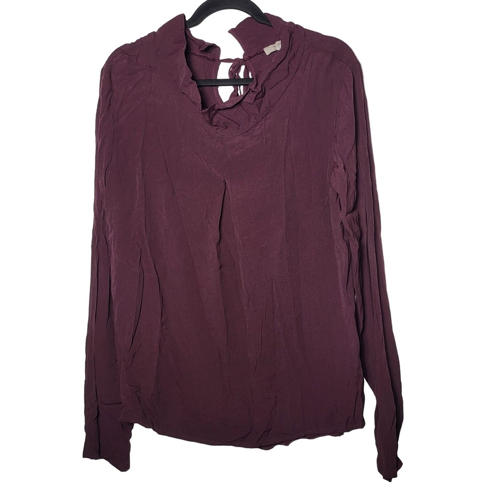 Nostalgia Womens Italian Made Long Sleeve Top Medium NWT Fall Boho Romantic‎
